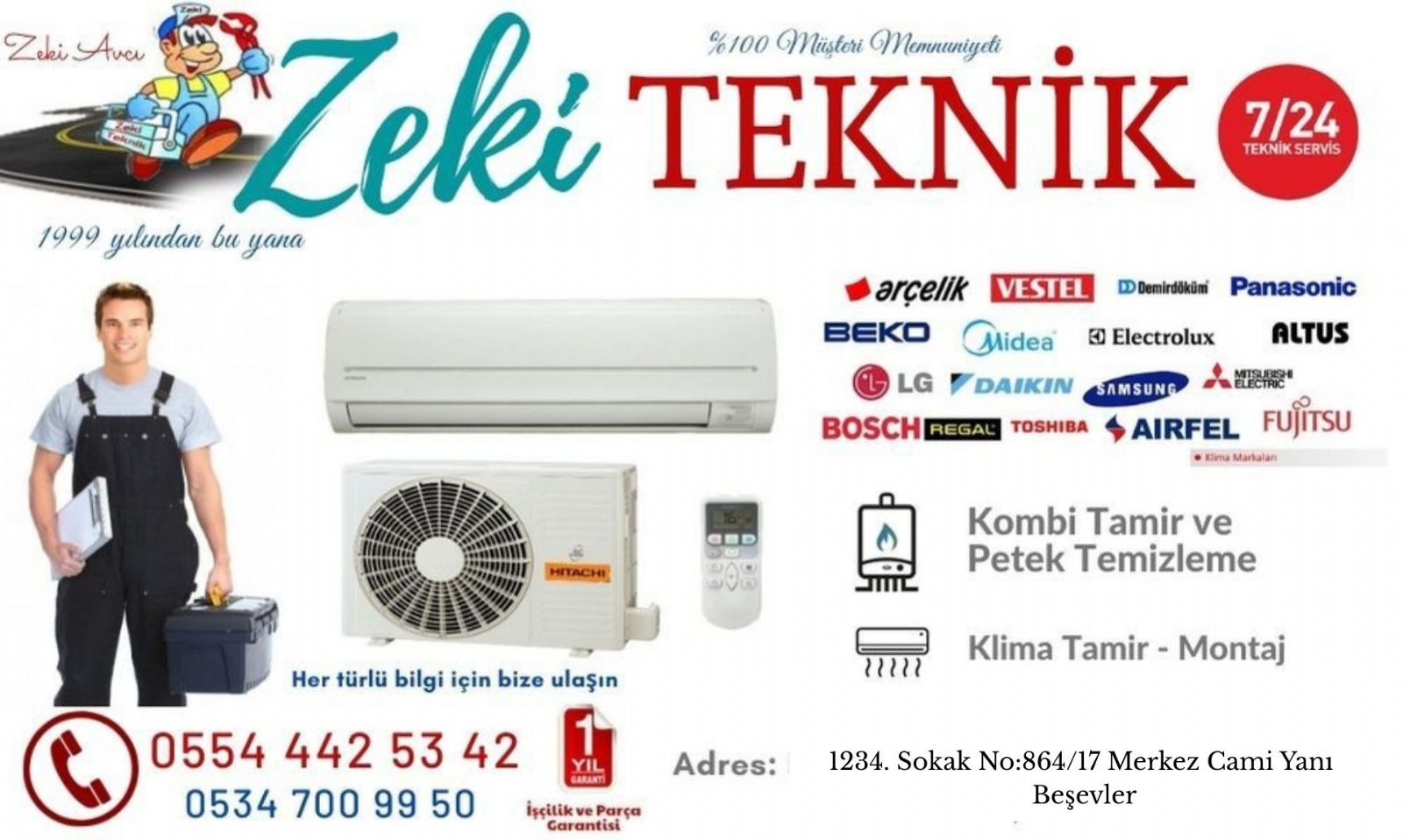 Beşevler Beko Klima Servisi